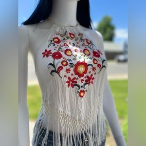 Forever 21 Floral Crop Top